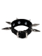 Leder Armband mit Killernieten 2,5 cm