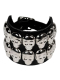 Leder Armband Totenkopf mit Schnalle