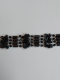 Magnet Armband Kette silber schwarz