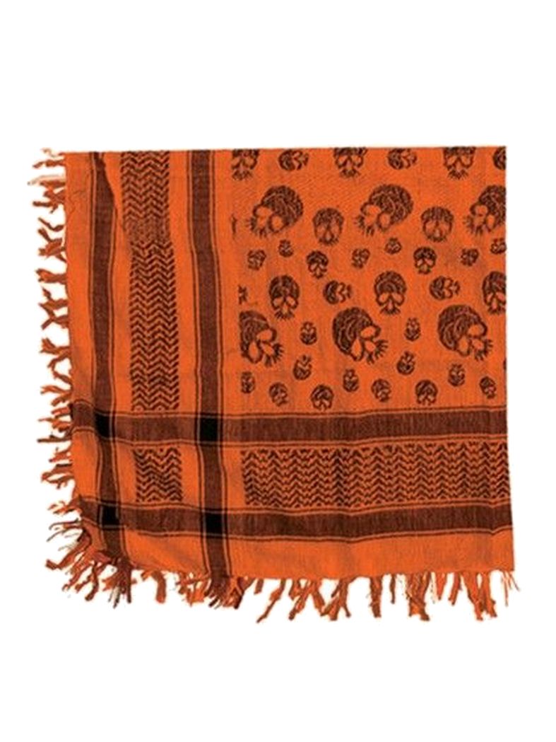 PLO Tuch skull orange