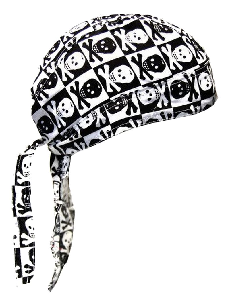 bandana weiß schwarz