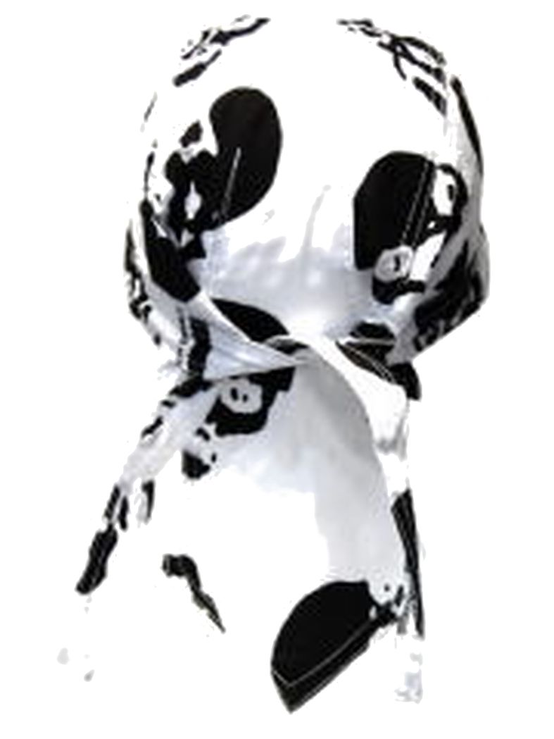 Bandana Cap Totenköpfe schwarz weiß