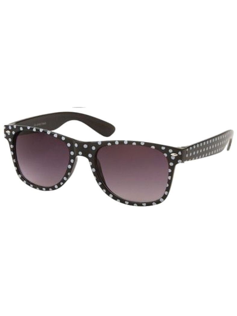 Sonnenbrille 50er Rockabilly Style schwarz Punkte