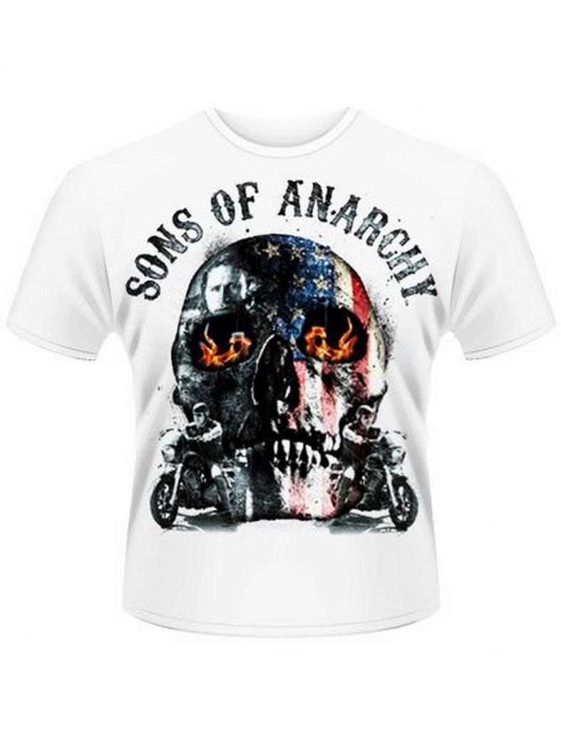 Sons of Anarchy T-Shirt Flame Skull