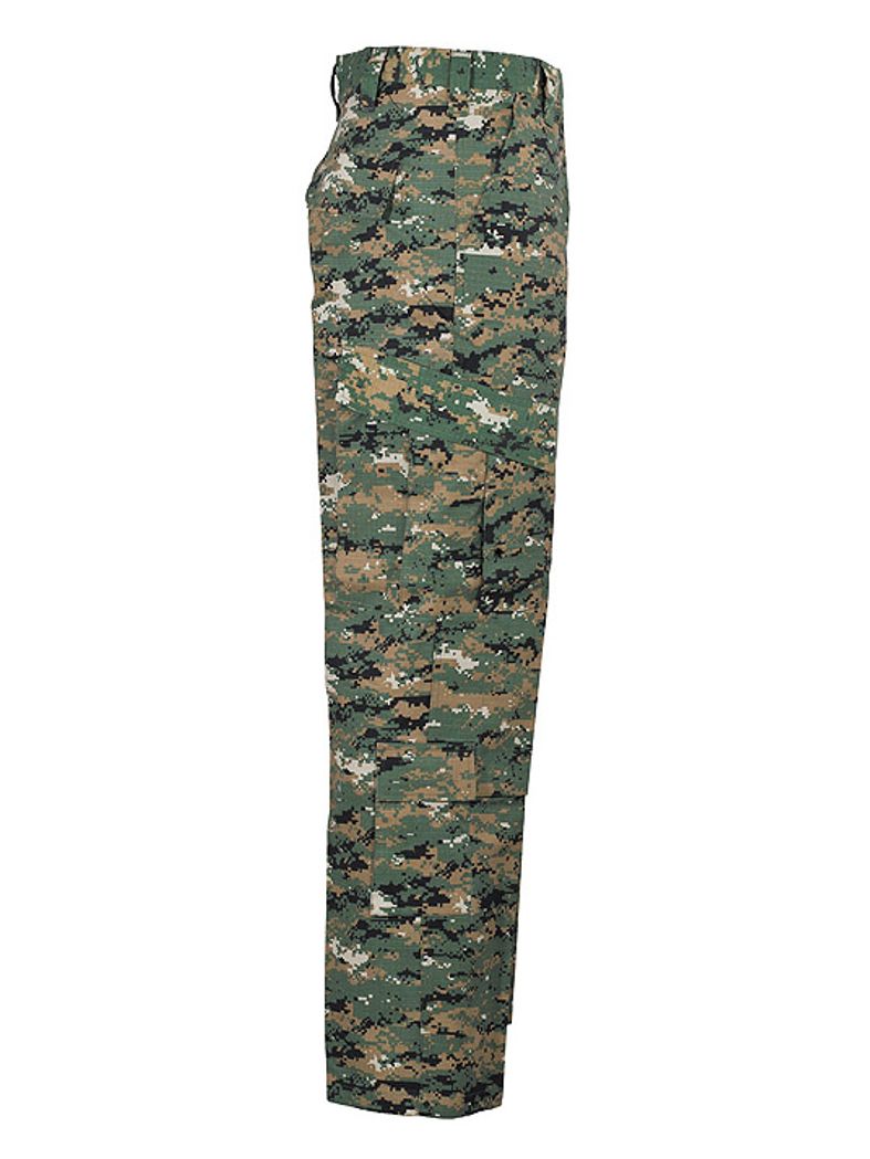 MFH US Cap / Basecap – USMC Woodland Camouflage, Rip Stop Baumwolle, Größe L