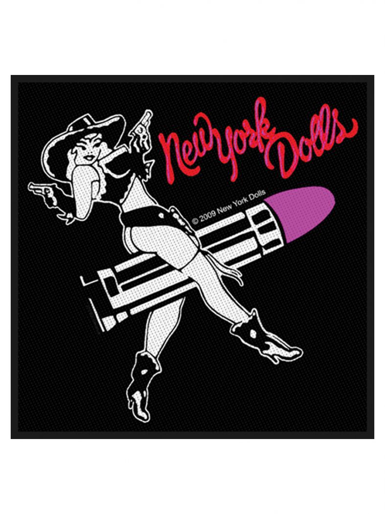 Aufnäher New York Dolls Lipstick Cowgirl