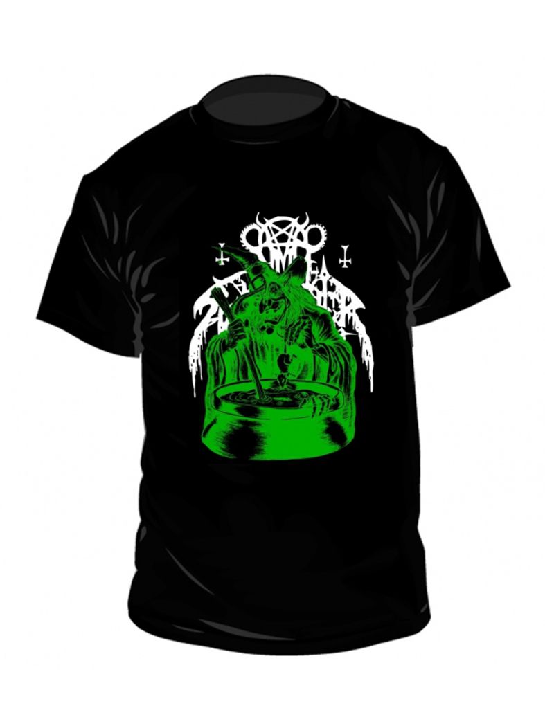 Nunslaughter T-Shirt Green Witch