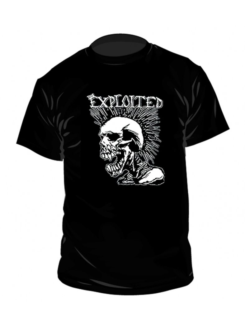 The Exploited T-Shirt Mohican Skull