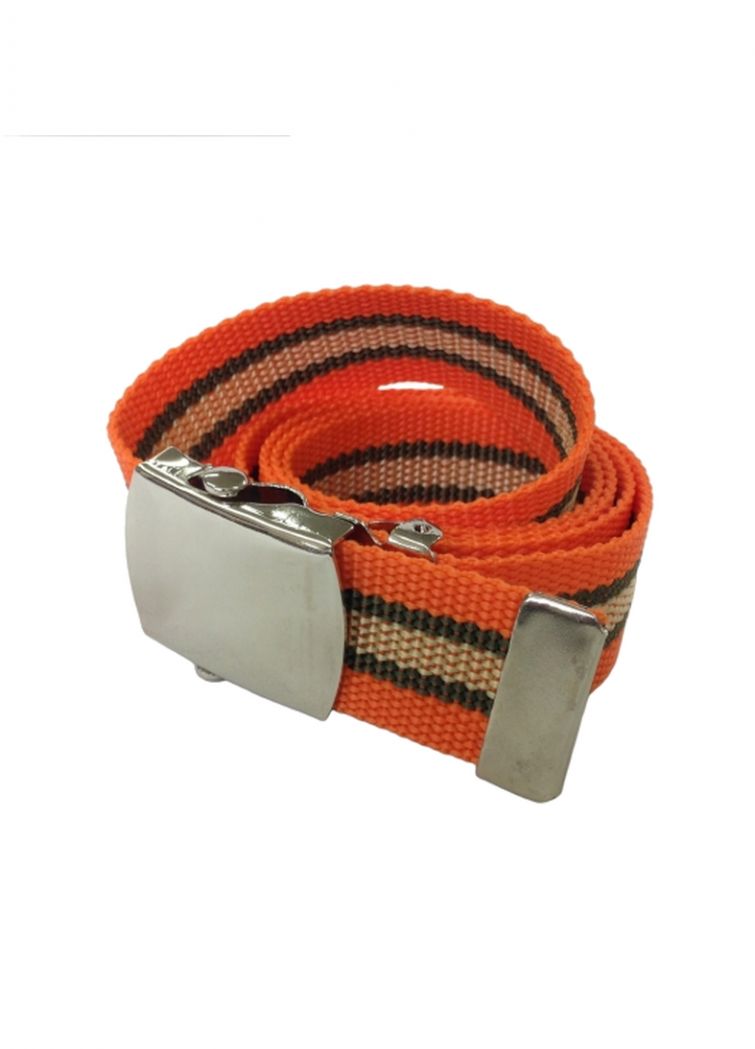 Gürtel orange grün gestreift