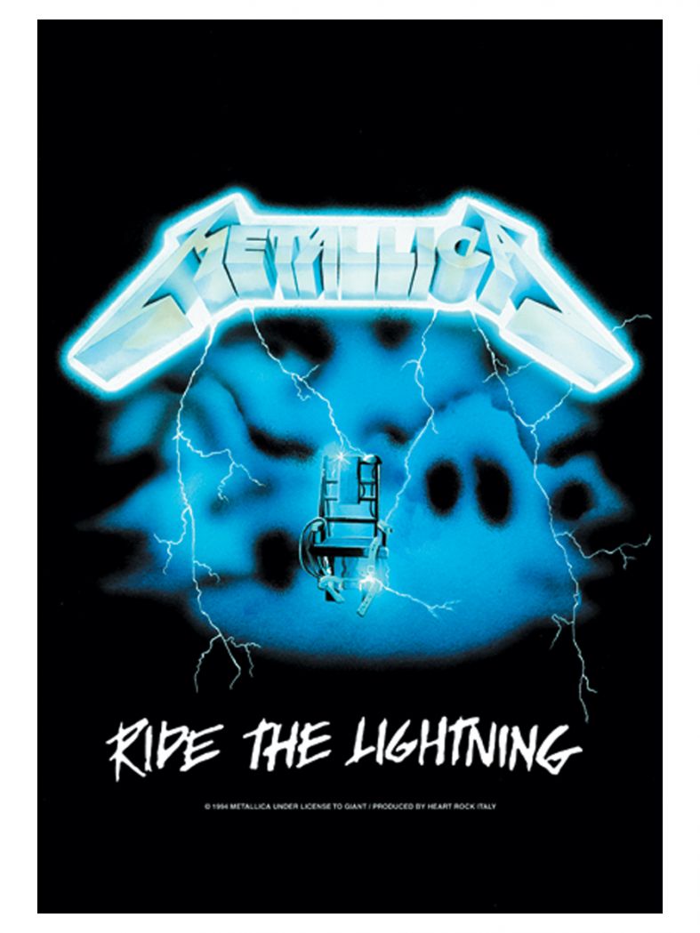 Metallica Poster Fahne Ride the lightning