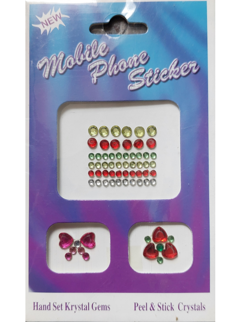 Handy Sticker Steine und Herzen