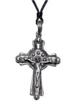 Gothic Halskette Christliches Kreuz