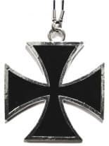 Gothic Halskette Eisernes Kreuz schwarz