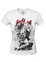 Girl Shirt Jack`s Inn 54 Rock`n Roll weiß
