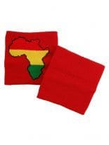 Schweißband Afrika rot