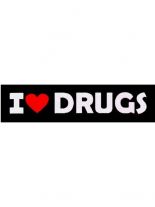 Superstrip Aufnäher I Love Drugs