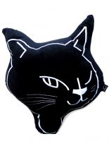 Kissen schwarze Katze
