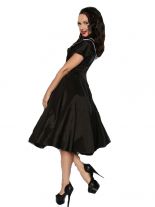 Petticoat Rockabilly Kleid schwarz mit Matrosen-Kragen