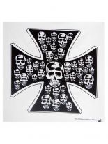 Bandana Eisernes Kreuz mit Totenköpfe