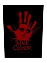 Alice Cooper Rückenaufnäher Splatter Hand