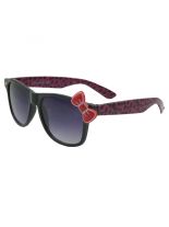 Sonnenbrille 50er Rockabilly Style pink mit Schleife