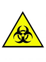 Aufnäher Biohazard gelb