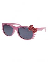 Sonnenbrille pink 50er Rockabilly Style Schleife rot