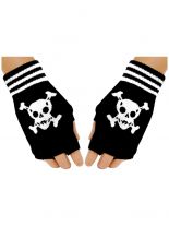 Fingerlose Handschuhe Piraten