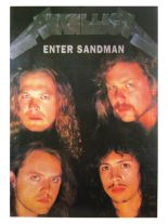 3 Metallica Enter Sandman Postkarten