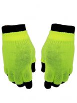 Multi Handschuhe neon gelb 2 in 1