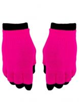 Multi Handschuhe neon pink 2 in 1