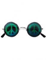 Hologramm Partybrille Peace