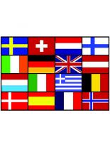 Fahne 16 Europastaaten