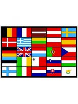 Fahne 25 Europa Staaten