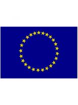 Fahne 25 Europa Sterne