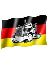 Fahne Deutschland Truck