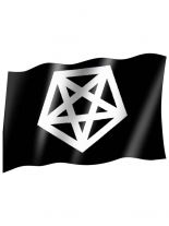 Fahne Pentagramm