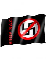 Fahne Stop Nazi