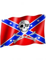 Fahne southern states skull and bones