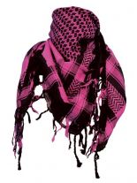 Palästinenser Tuch schwarz pink