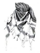 Palästinenser Tuch weiß schwarz