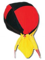 Bandana Cap schwarz rot gelb
