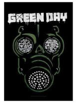Green Day Poster Fahne Maske