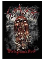 Slayer Poster Fahne World Painted Blood