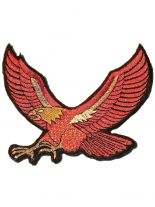 Aufnäher Fliegender Adler rosa