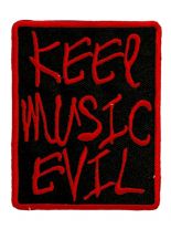 Aufnäher Keep Music Evil