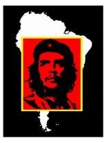 Aufnäher Che Guevara red