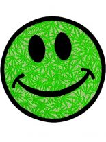 Aufnäher Marijuana Smily