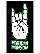 Aufnäher Marilyn Manson Hand