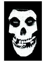 Aufnäher Misfits White Skull